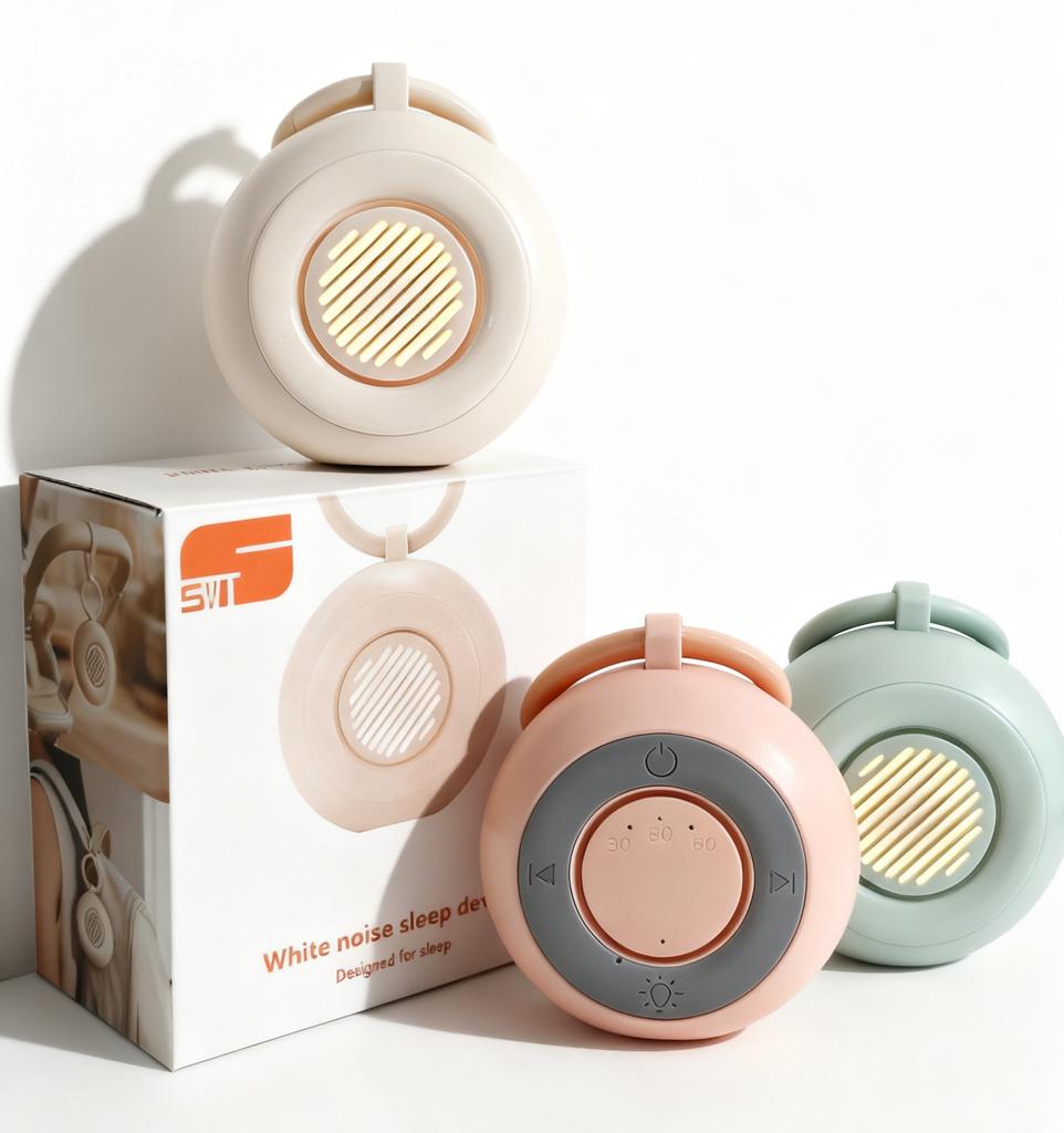 NEW White Noise Machine For Baby 15 Soothing Sound Portable USB Rechargeable Timed Shutdown Sleep Machine Baby Night Light Timer