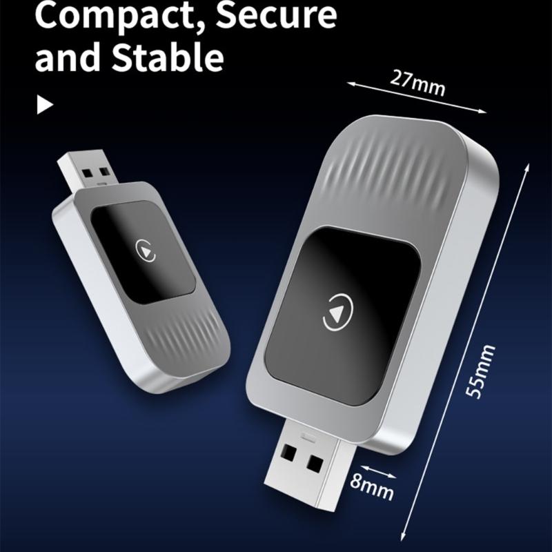 Transform Your Vehicle's Infotainment Cabled To Wireless Play Interfaces, Auto Connect No More Cables Suitable For Phone