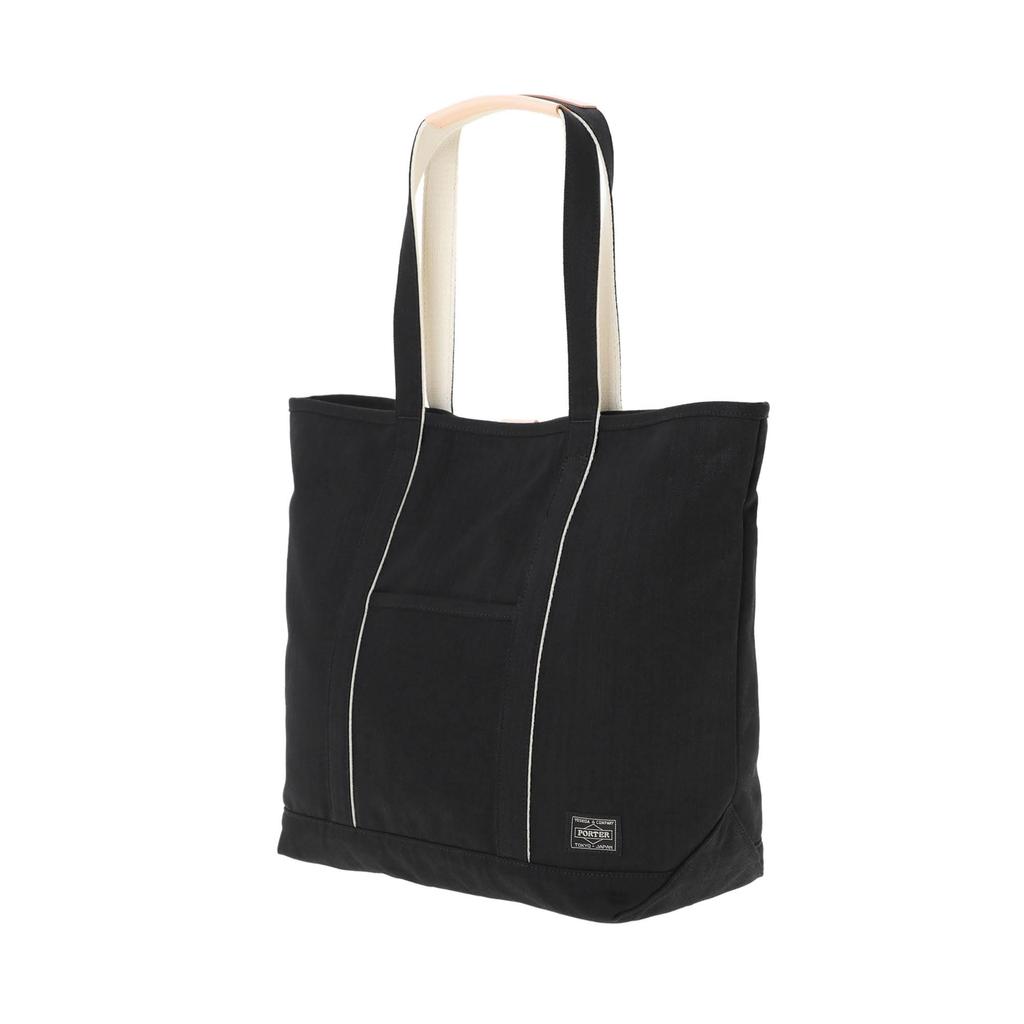 Porter Juodas pirkinių krepšys (M) 895-15159 Yoshida krepšys NOIR TOTE BAG (M) Krepšys Vyriškas Moteriškas Unisex Originalus Produktas