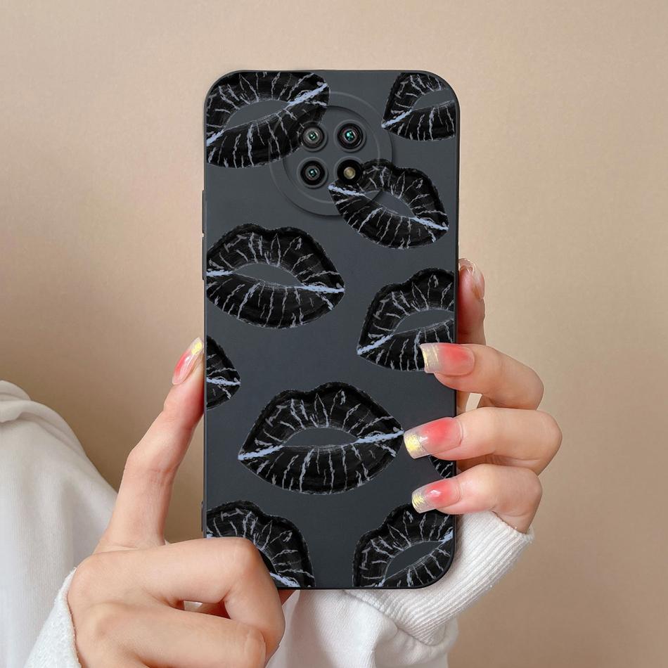 For Redmi Note 9T 9S Case Cute Trendy Back Cover For Xiaomi Redmi Note 9 S Note9t Soft Liquid Silicone Full Cover Design Fundas