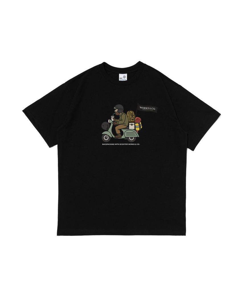 Wogseuaenko Bike & Going Short Sleeve T-Shirt (Black)
