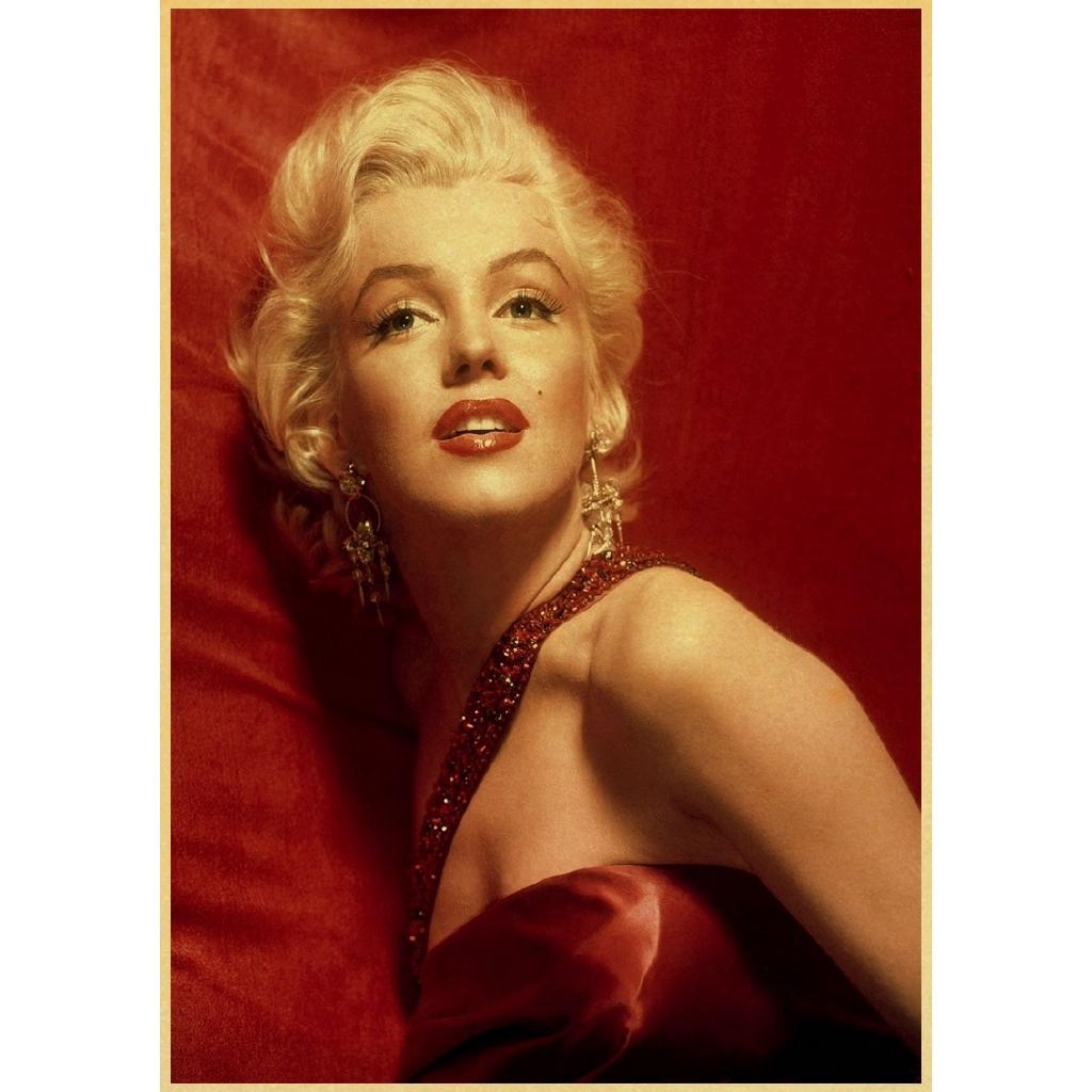 Famous actress  Vintage Posters For Home/Bar/Living Decor kraft Paper high quality poster wall sticker