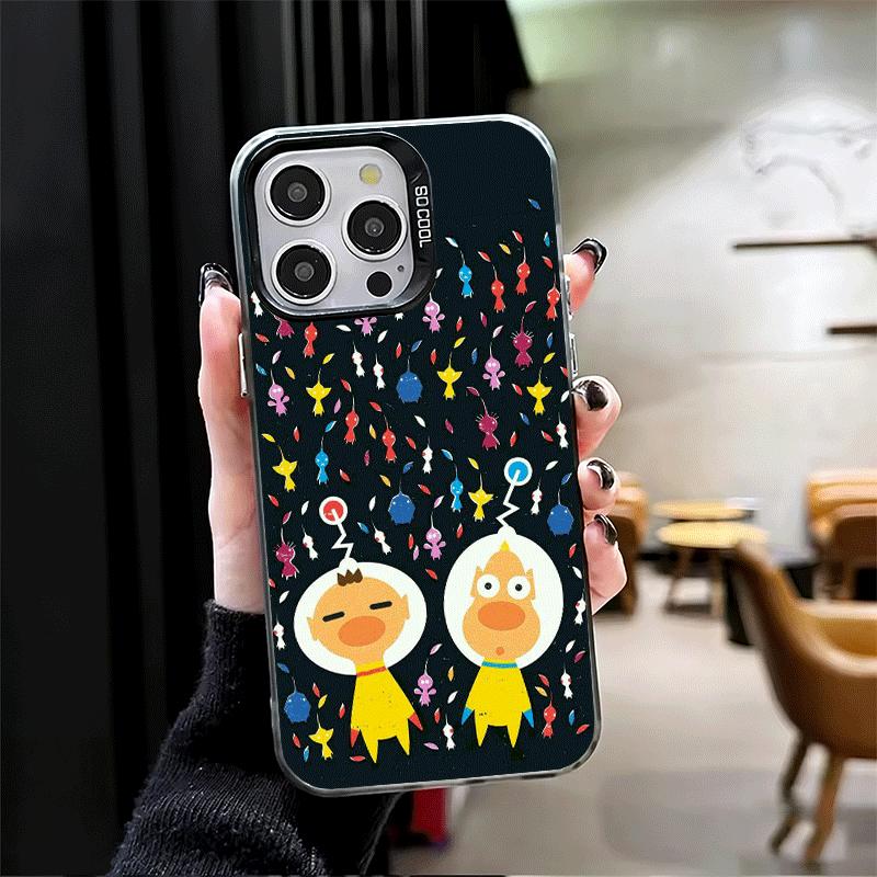 

P-Pikmins Cute Game Shockproof Phone Case for iPhone 17 Air 16 16E 15 Pro Max 14 Plus 13 Mini 12 Back Cover Anti Fall Fundas iPhone 17