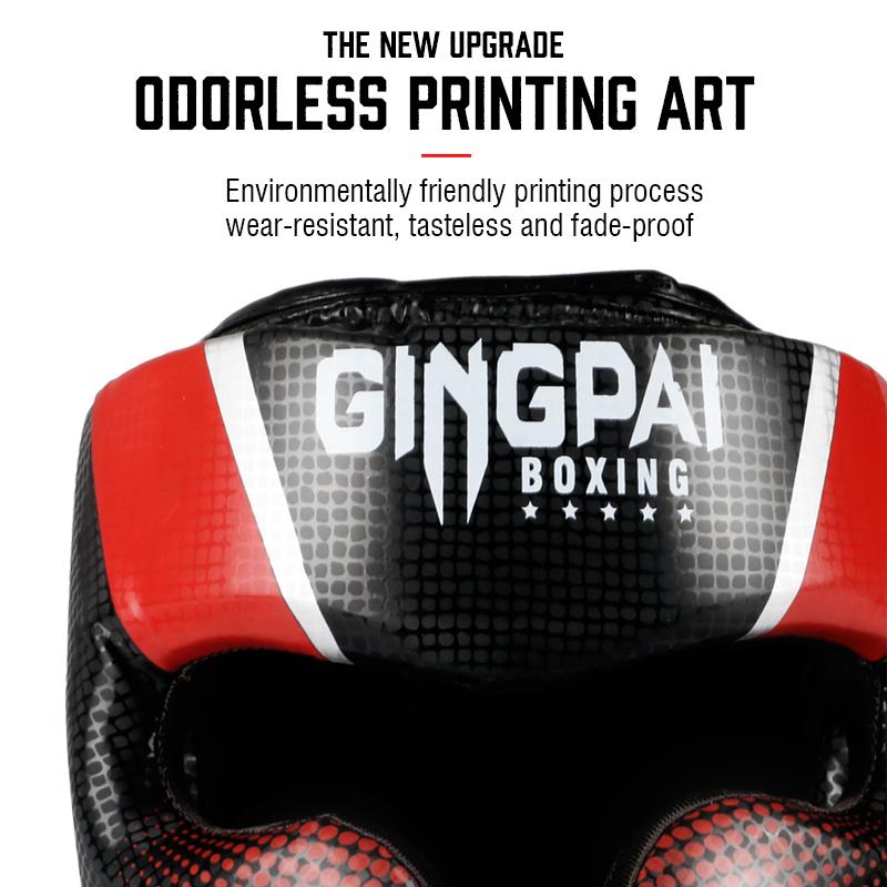 Boxing Headgear For Men Women Muay Thai MMA Kickboxing Full Face Coverage Safety Head Guard Sparring Closed Type