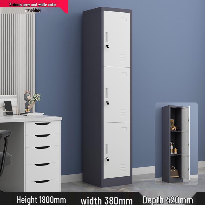 Single Door Steel Locker Cabinet for Employee or Dormitory Use