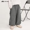 Autumn 2025 Korean Version Loose Knit Sweats: Fairy Tale Memory Big Boy Breathable Long Pants