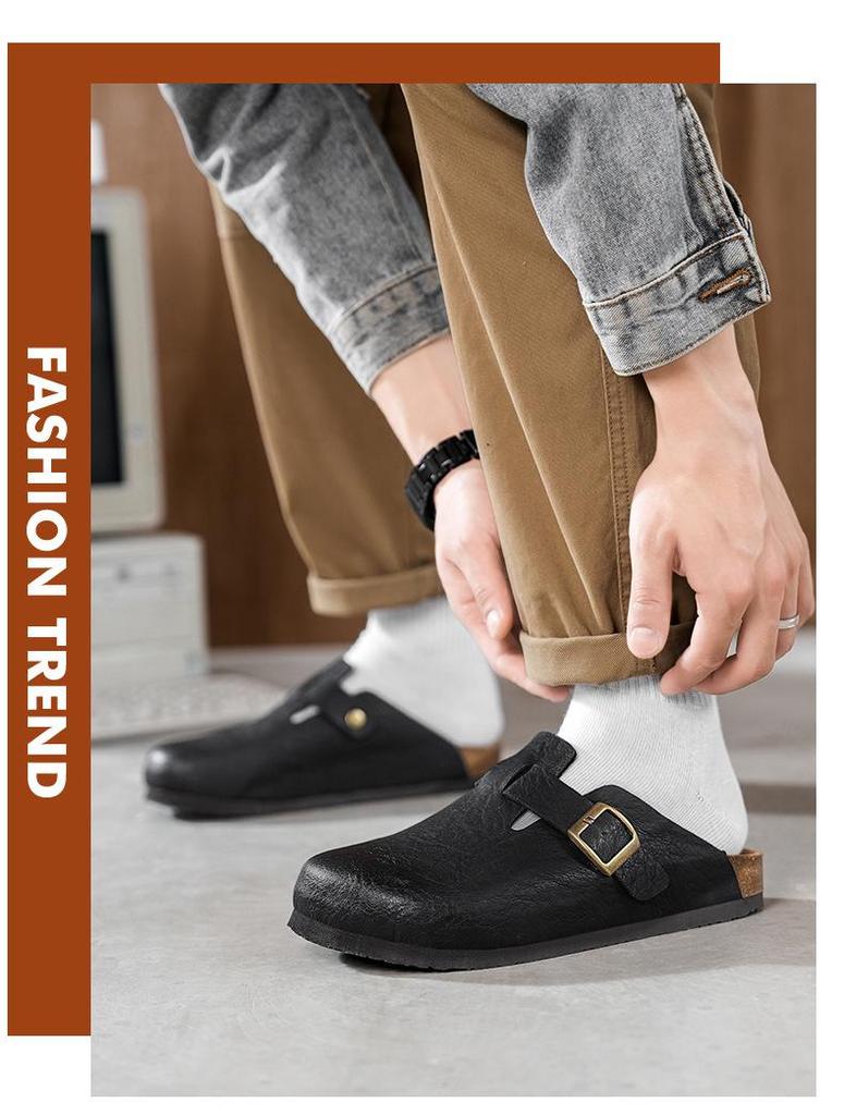 Klassische 2025 Birken Kork Pantoletten: Vielseitige Vier-Jahreszeiten-Mules für Männer und Frauen