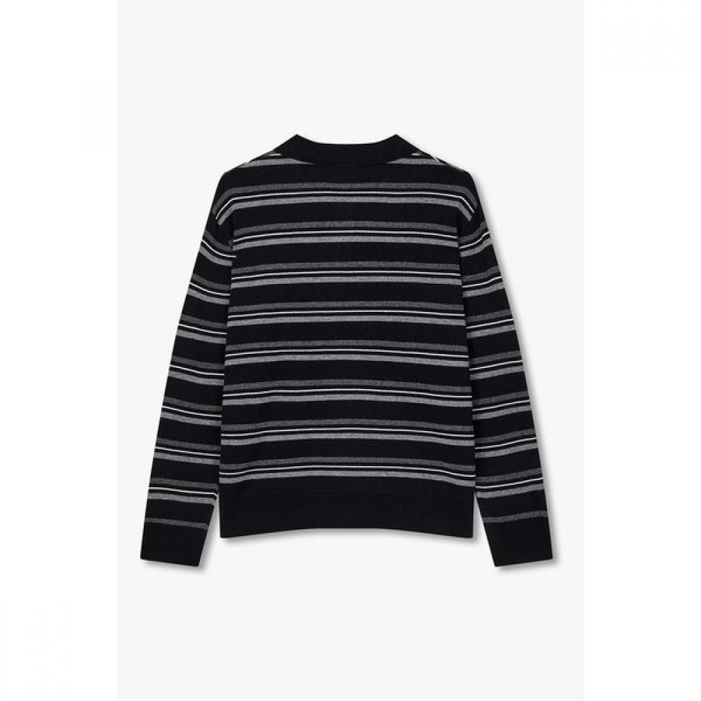 STUDIO TOMBOY Men Stripe Polo Knit 91m6452931ar