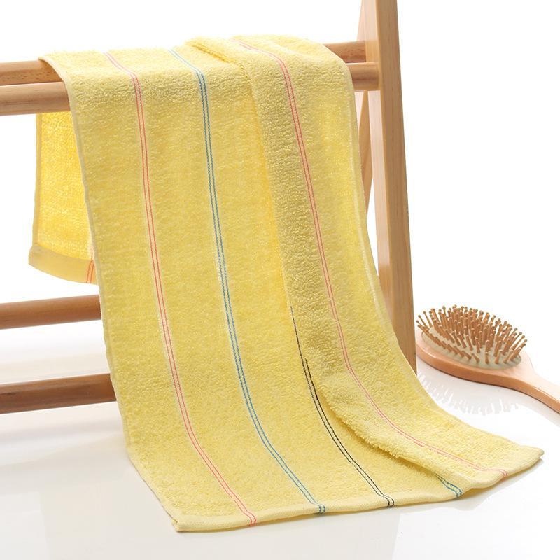 Gaoyang Rutig Ren Bomull Badhandduk – Tjock och Mjuk för Hem-, Hotell- eller Presentaskanvändning