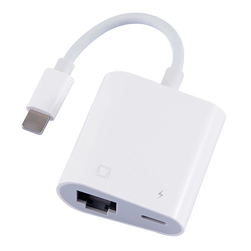

Адаптер для подключения мобильного телефона Lightning к порту Rj45 Ethernet-конвертер Lightning