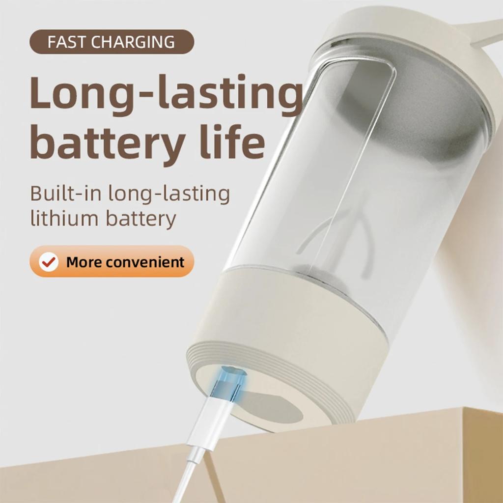 USB-Powered Electric Mixing Cup with Cover – Suitable for Milkshakes, Coffee, and Drinks, Ideal for Travel, Office & Campus Use