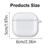 Flexible Clear Soft Protective Case For Air Pods 4 Wireless Earbud Shockproof Cover Scratch Resistant Sleeve Daily Use