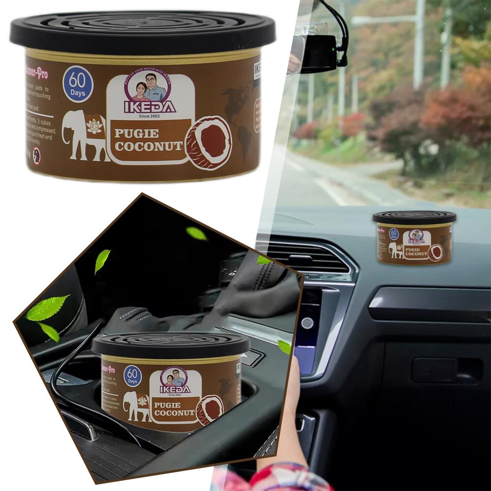 Car Air Freshene Organic Wood Fiber Aromatherapy Cans For Home Odor Eliminator Essential Long-Lasting Auto Ornaments Tools P0N1