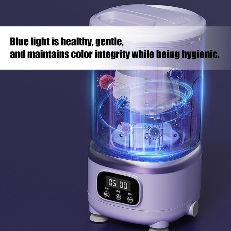 Automatic Tiny Washer And Dryer Combination 2L Capacity Dense For Small Sectors With Flexible Effluent Multiple Purpose Basket