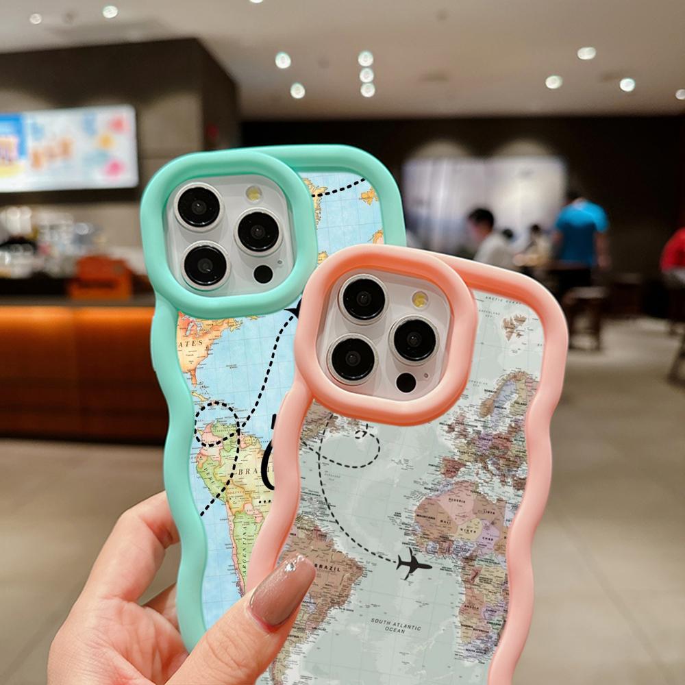 Ae89 Карта траектории самолета Защитные чехлы для телефонов для iPhone 14 13 Pro Max 11 — фото 5