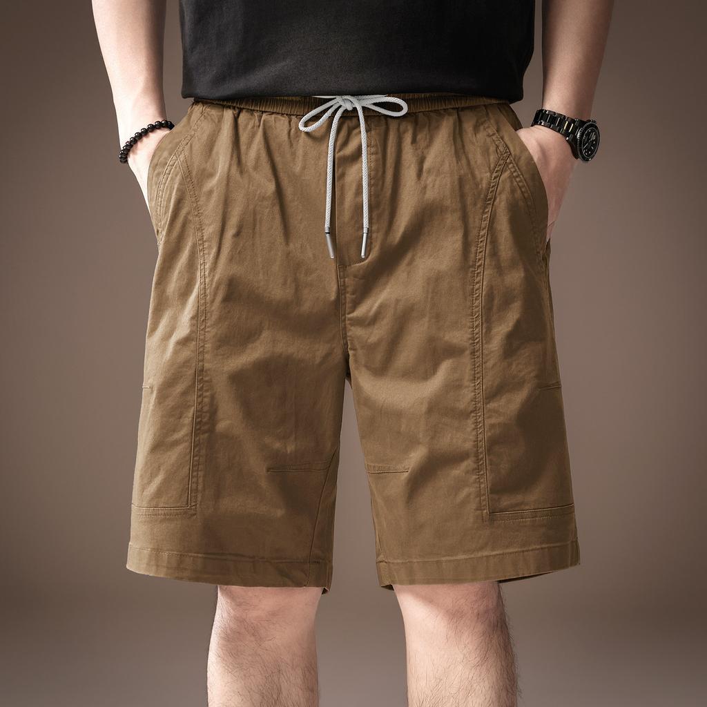 High-end American Urban Functional Wind Tooling Five-point Pants Men's Summer Loose Casual Straight Large-size Trendy Shorts