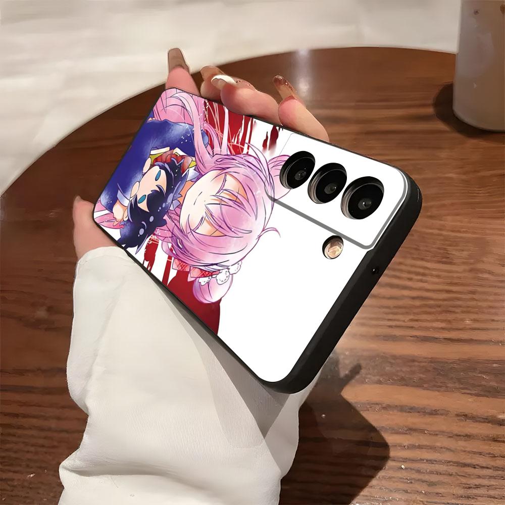 Happy Sugar Life Phone Case For Samsung S26 S25 S24 FE S23 S22 S21 Plus S20 Ultra Note20Ultra Black Soft Shell