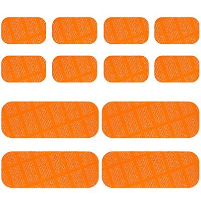 CAMORF Replacement Gel Pads, Made with Gel from SEKISUI In Japan, for EMS Abdominal Belts, Abdominal and Waist Training, Quality Guaranteed, Size: 8 P