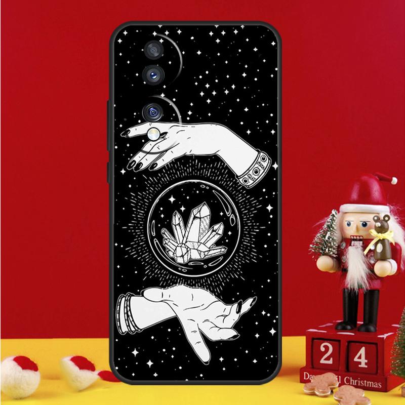 Occult Witchcraft Moon Gothic Witch Case For Honor Magic 6 Pro Magic 5 Lite 50 70 90 X6 X7 X8 X9 X6a X7a X8a X9a X8b X9b Cover