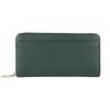 Style On Bag LIZDAYS Long Genuine Round Zipper Wallet, Anti-Skimming, Leather, Women's, (Dark Green) [Used]