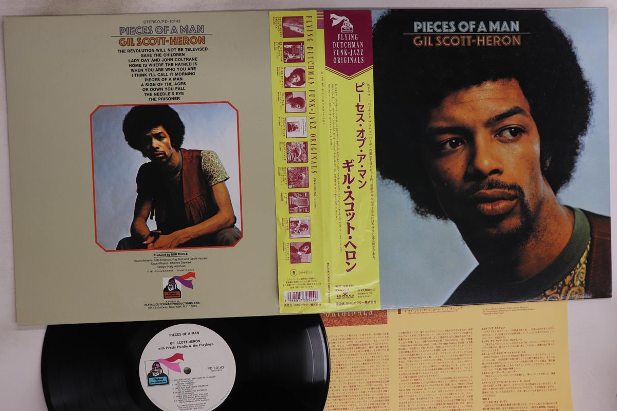 

LP Record GIL SCOTT HERON - Pieces Of A Man FD10143,BVJJ282 FLYING DUTCHMAN 1993 Japan Obi Soul/Funk Used