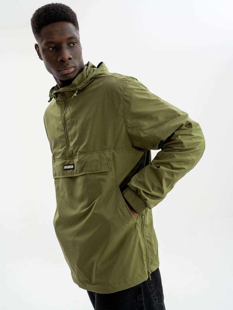 Men`s Kangaroo Jacket Olive Jigga Wear