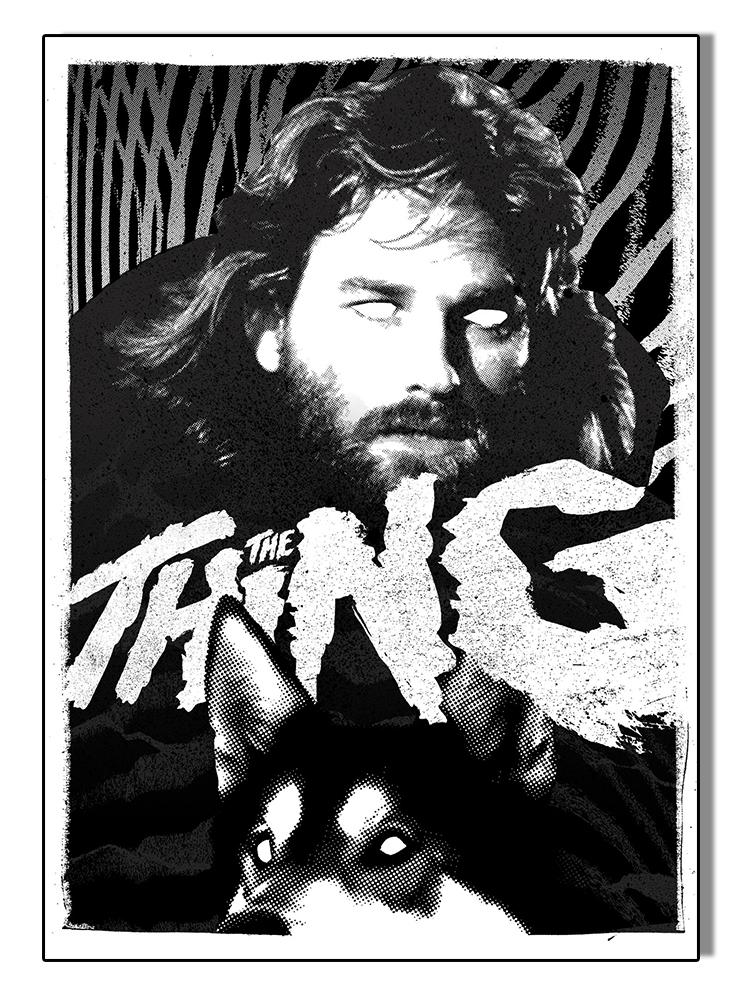 Classic Horror Movie The Thing Posters Print Canvas Painting John Carpenter Wall Art Picture For Bedroom Home Decoration