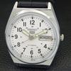 VINTAGE REFURBISHED SEIKO 5 AUTOMATIC 6309A JAPAN MENS WHITE WATCH a441749-1 Sk-a441749