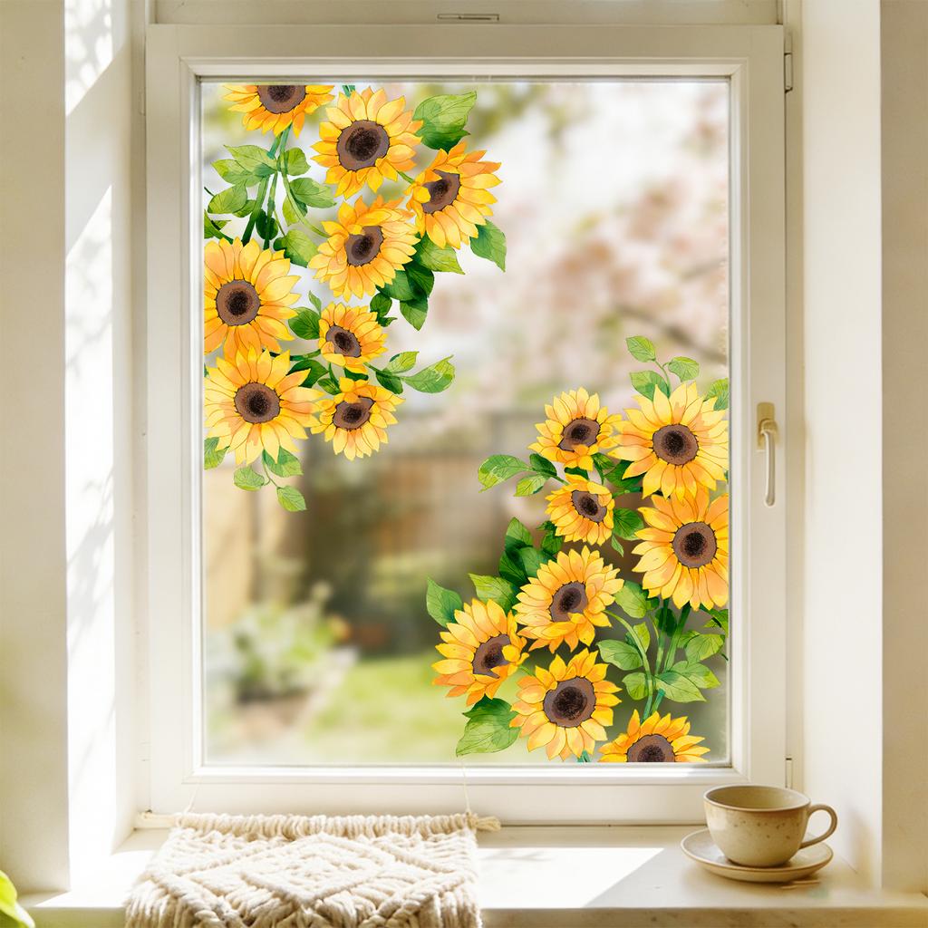 Sunflower Bedroom Kitchen Living Room Stickers