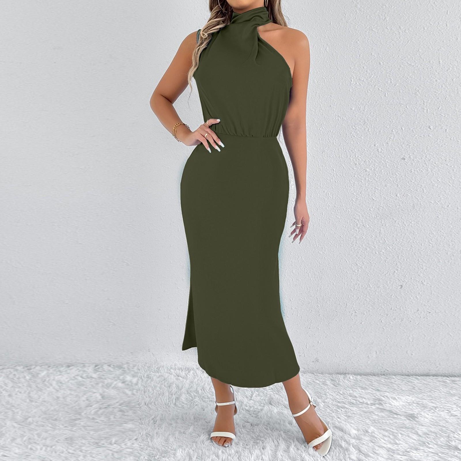 

Женское летнее повседневное платье, многослойные сарафаны без рукавов, пляжные наряды для отпуска XS