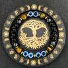 Tiger Eye & Demon Eye Black- Gold Men's Wealth Amulet Bracelet