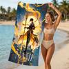 Customizable Personalized Beach Towels Genshin Impact Characters Themed designs.Suitable for the Beach, Yoga, Sports;ideal As Beach Accessories
