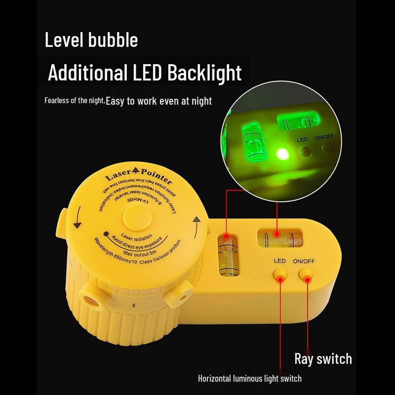 Four-in-One Rotating Laser Level with Tripod