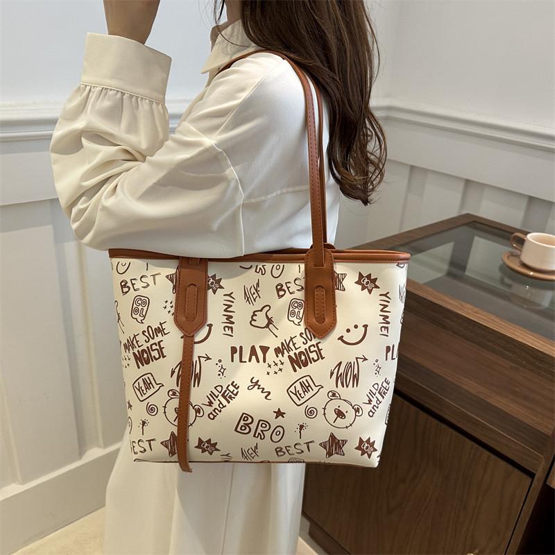 Urban Minimalist Tote Bag With Pu Material For Daily Use