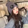 New Women Men Winter Windproof Glasses Knitted Beanie Hats Outdoor Ear Protection Sports Ski Cold Caps Thicken Skullies Beanies