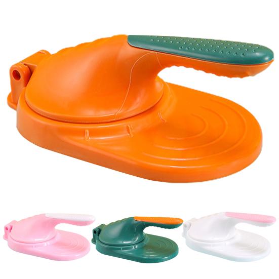 Dumpling Skin Maker Labor-saving Simple Usage 4 Colors Convenient Stable Foldable Presser for Kitchen