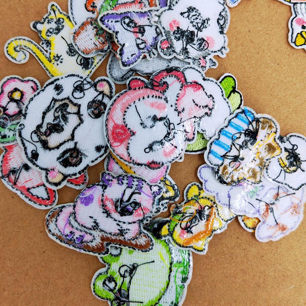 Children's Animal Embroidery Patches for Clothing Decoration