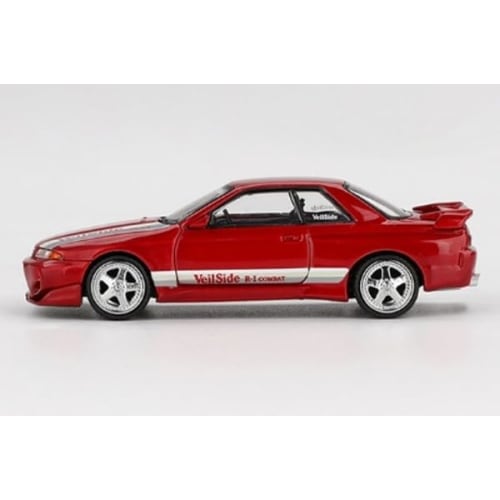 Sunrich MINI GT 1/64 Scale Nissan Skyline GT-R R32 Veilside Combat C-I Gem Red (Right-Hand Drive) Finished Model MGT00987-R