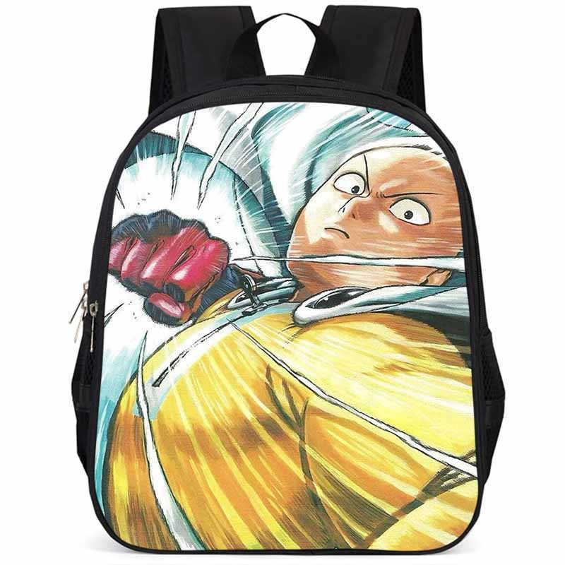 One Punch Man 15-inch Large Capacity Lightweight Oxford School Backpack For Kids