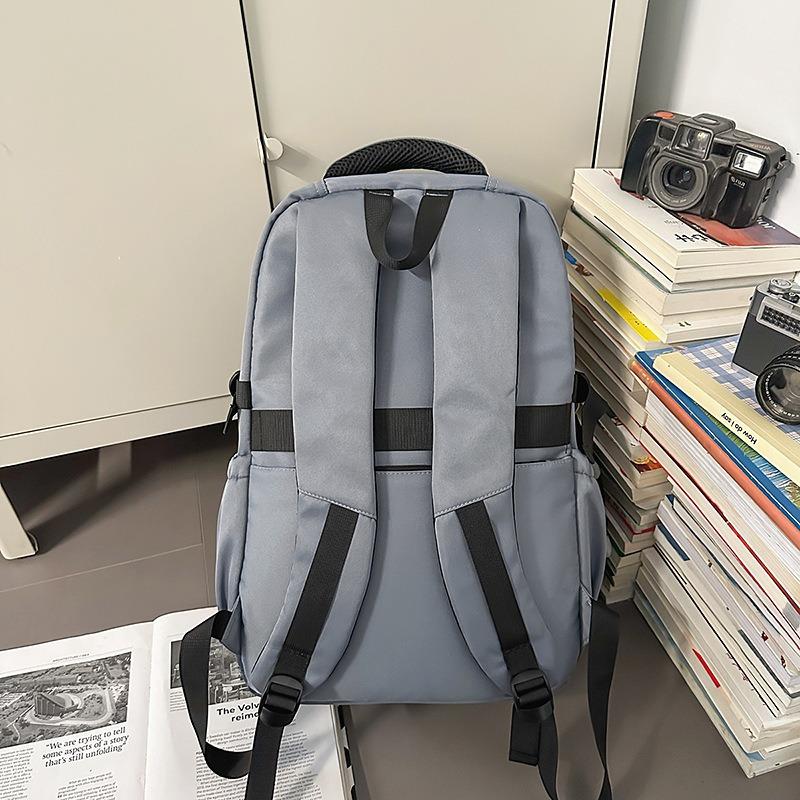School bag new high-value retro fresh trendy cool niche design backpack couple lightweight travel backpack