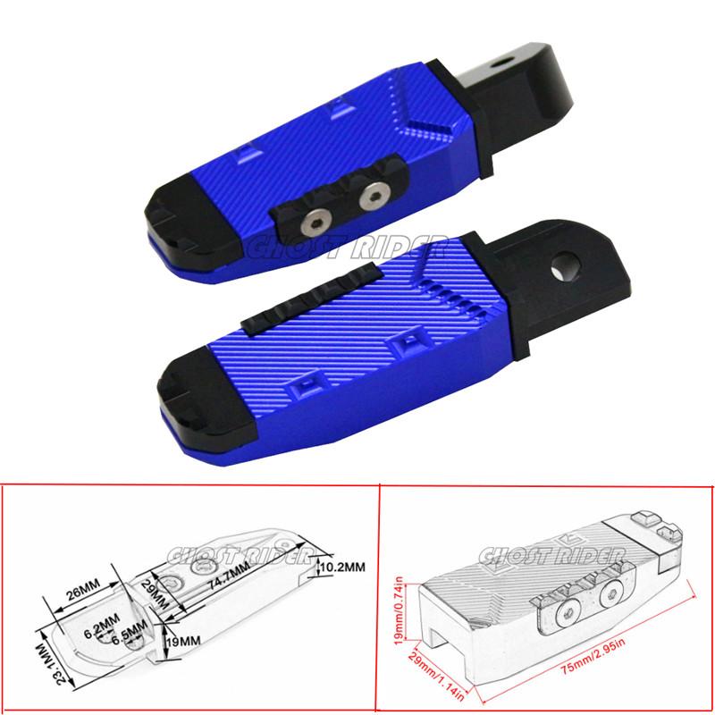 Universal motorcycle CNC rear foot pedal fit For SUZUKI GSF650 GSF1250 GSF650 1250 07-13 GSR600 GSR750 GSR 600 750 06-13