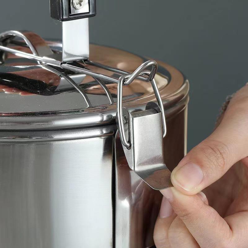 2/3/4/5 Lag Rustfritt Stål Matboks Matbeholder Oppvarmbar Bærbar Matboks Utendørs Fortykket Stor Kapasitet Gryte