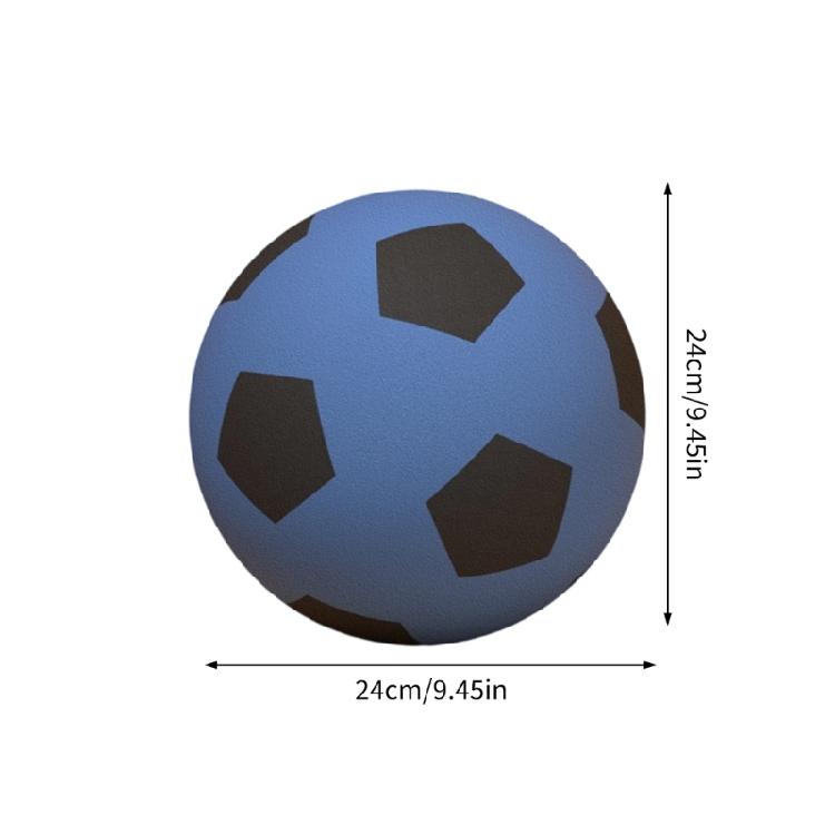High Elastic Indoor Quiet Football Low Noise Indoor Bounce Ball Light Weight Soft Foam Practice Ball For Various Indoor