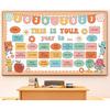 New Year Bulletin Board Set This Is Your Year Classroom Decoration Hippie Retro New Year Bulletin Board Set Welcome Back To School Cutouts for School