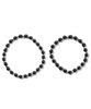 Jbans Classic 6Mm Black Onyx Double Mix Seahorse Chip Bracelet (C2503Ac1361_Bk)