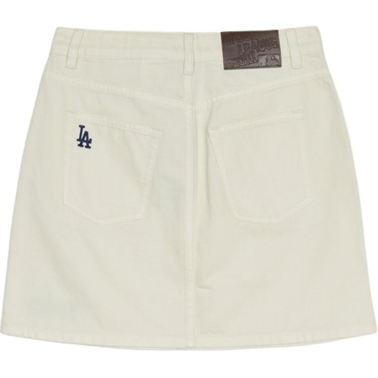 New MLB Casual Short Skirts Women's Beige 3FDSV0153-07CRS