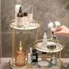 Luxury Iron Art Uv Board Cosmetics Storage Rack Makeup Organizer Dressing Table Shelf Bathroom Iron Bird Cage Holder A