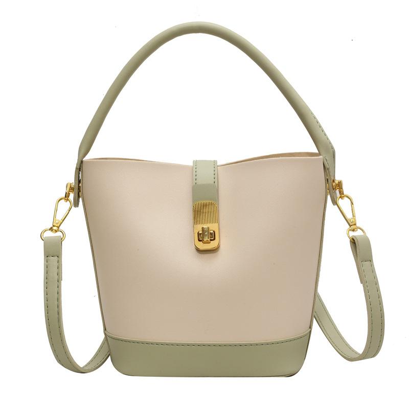 

Autumn and winter women s bags fashion bucket bags high sense large capacity three-dimensional shoulder crossbody temperament niche handbag bag зелёный