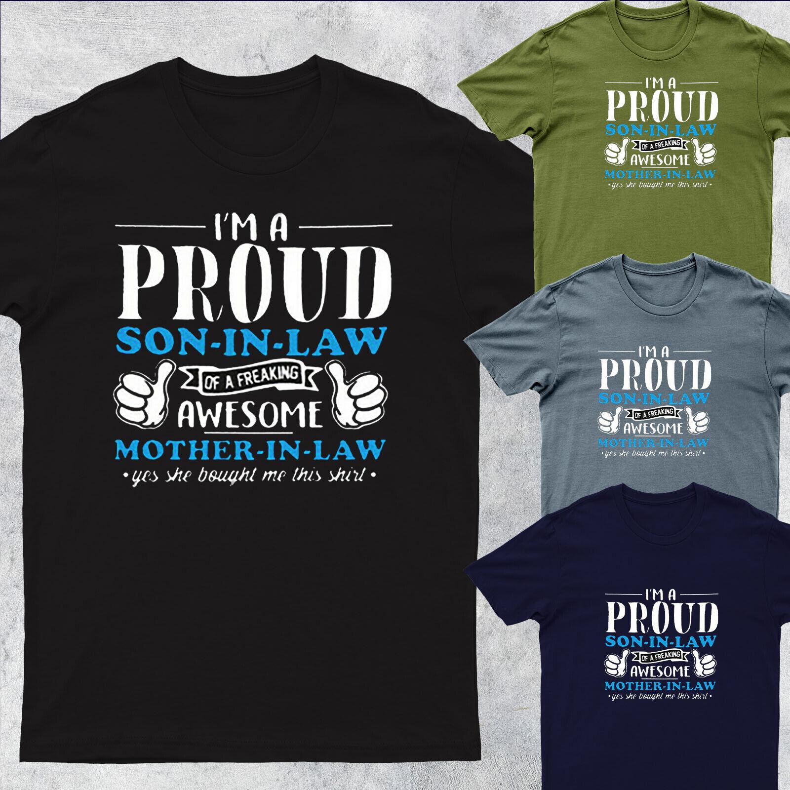 Im A Proud Son in Law Mother in Law Mens T-Shirt #DG M