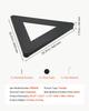Triangle Hockey Passer, Heavy-Duty Multi-Angle Rebounder, Hockey Passing Aid, Passing & Stick Handling Trainer, Off-Ice & On-Ice Portable Equipment,
